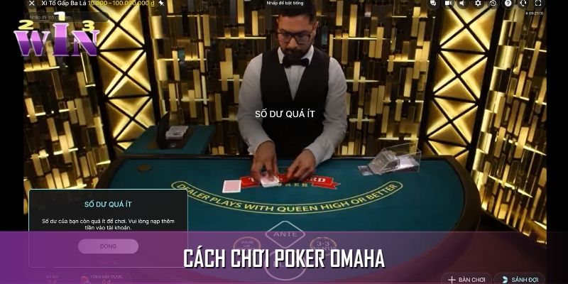 Hướng Dẫn Cách Chơi Poker Omaha Dễ Thắng Cho Tân Binh
