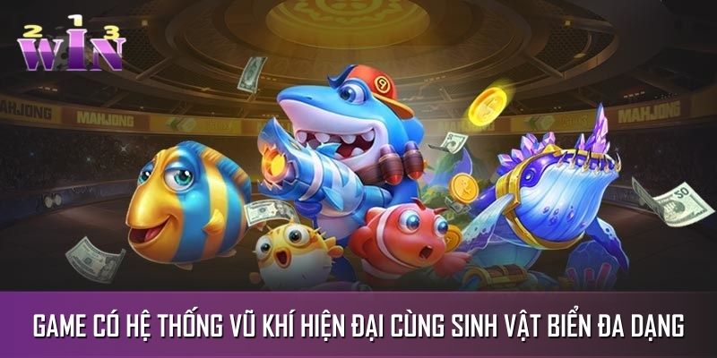 Game có hệ thống vũ khí hiện đại cùng sinh vật biển đa dạng Game có hệ thống vũ khí hiện đại cùng sinh vật biển đa dạng