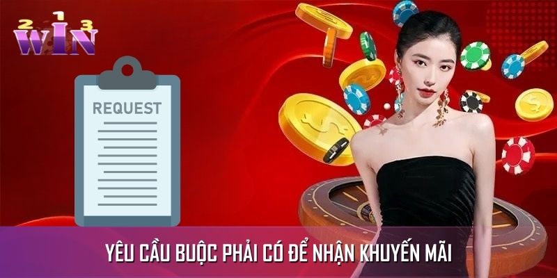 Một số yêu cầu cần có khi nhận khuyến mãi nhà cái 123win Một số yêu cầu cần có khi nhận khuyến mãi nhà cái 123win