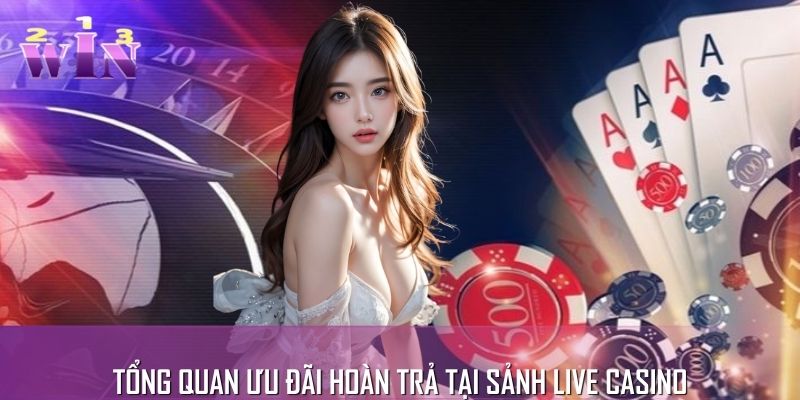 Sơ lược về khuyến mãi hoàn trả live casino Sơ lược về khuyến mãi hoàn trả live casino