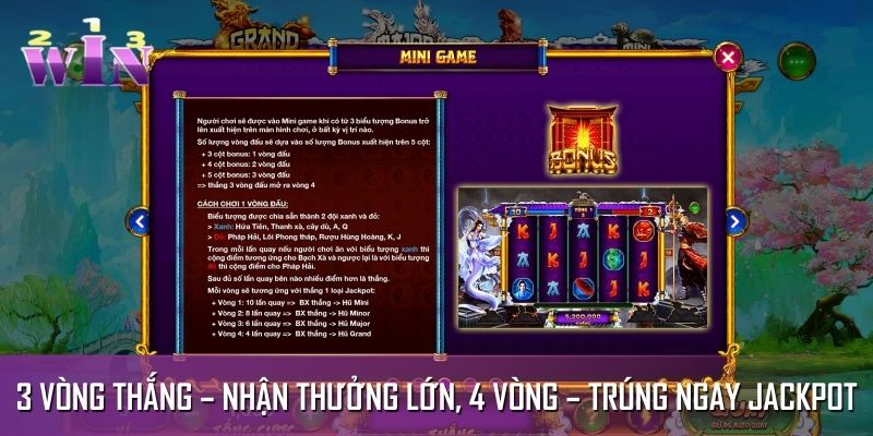 Mini game phân thắng bại theo điểm, thưởng tăng theo vòng Mini game phân thắng bại theo điểm, thưởng tăng theo vòng