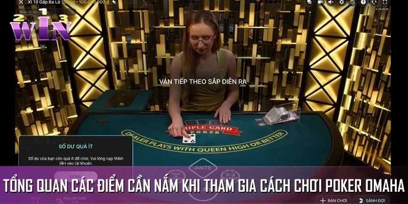 Khám phá luật chơi cơ bản trong cách chơi Poker Omaha Khám phá luật chơi cơ bản trong cách chơi Poker Omaha