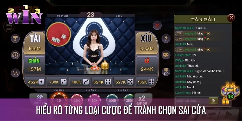 Các loại cược cần ghi nhớ trong tài xỉu online Các loại cược cần ghi nhớ trong tài xỉu online